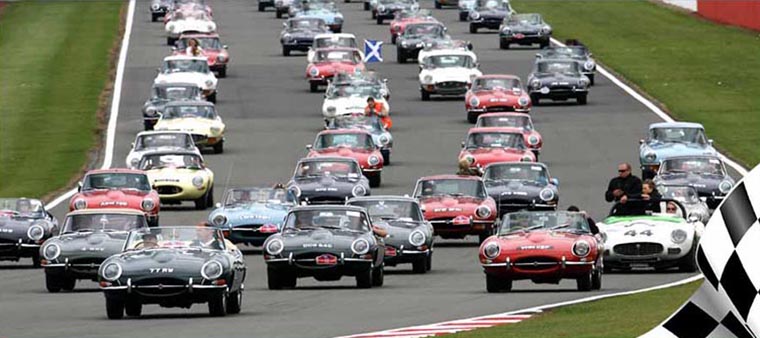 50 Years of the Jaguar E Type world record attempt